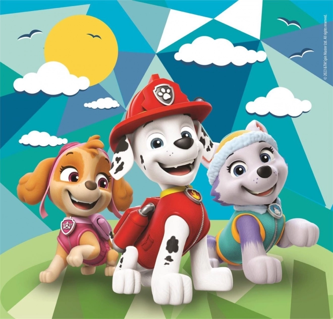 Paw Patrol 3 in 1 Puzzle Set