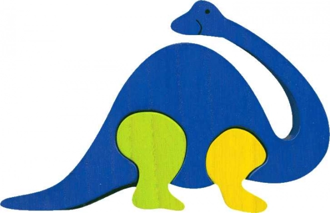 Wooden Brontosaurus Insert Puzzle