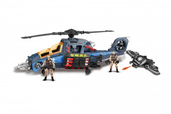 Helicopter with Figures and Effects