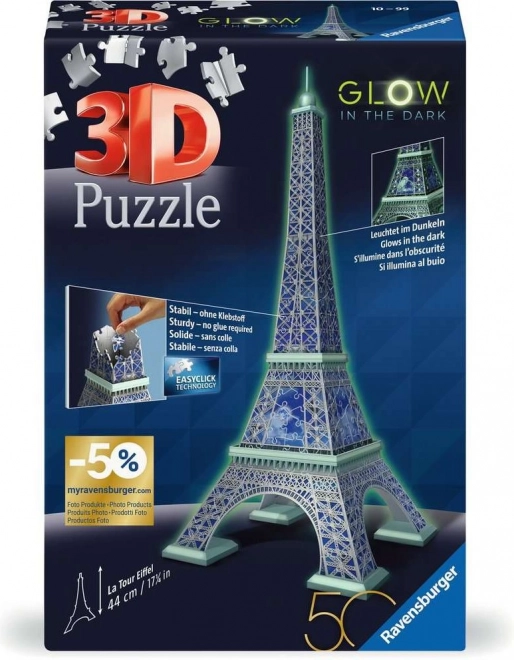 Illuminate 3D Puzzle Eiffel Tower