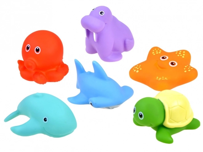 Set of Rubber Sea Animals