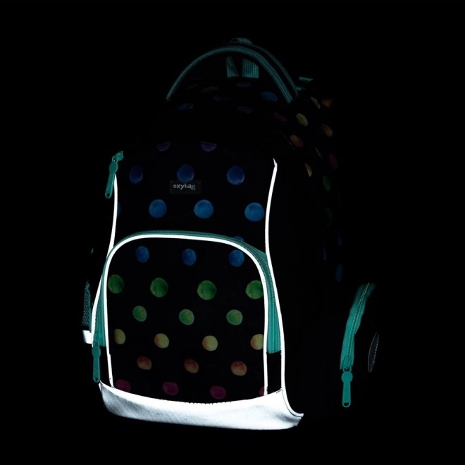 OXY GO Dots School Backpack Set