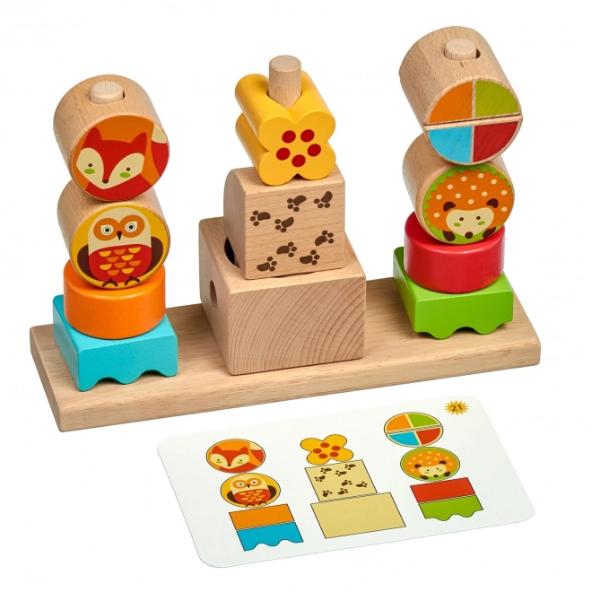 Lucy & Leo Wooden Day and Night Puzzle