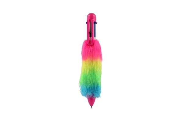 Colorful Plush Pen with Six Colors