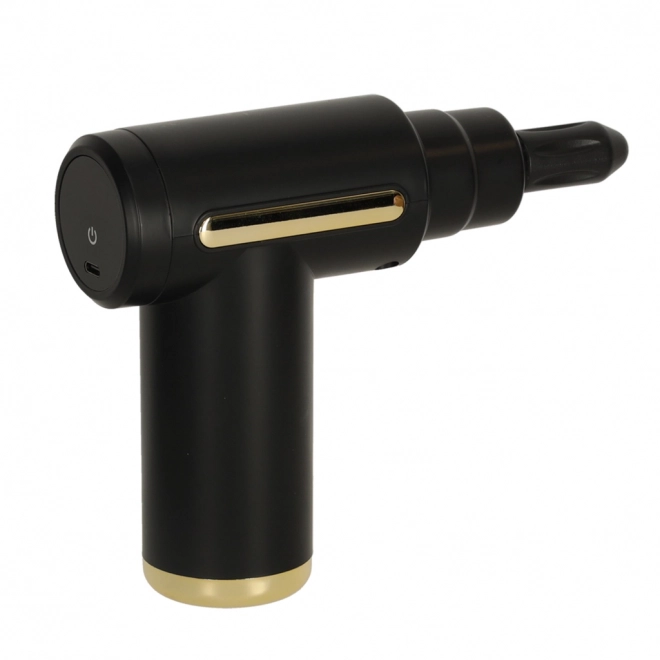 Black Massage Gun with LED and 4 Attachments