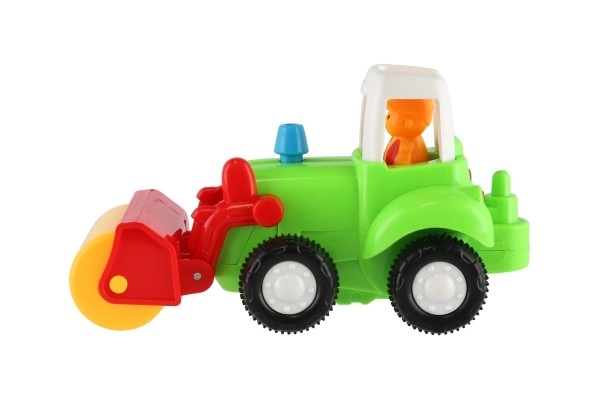 Plastic Construction Vehicle with Friction Motor - Assorted Styles, Box of 12