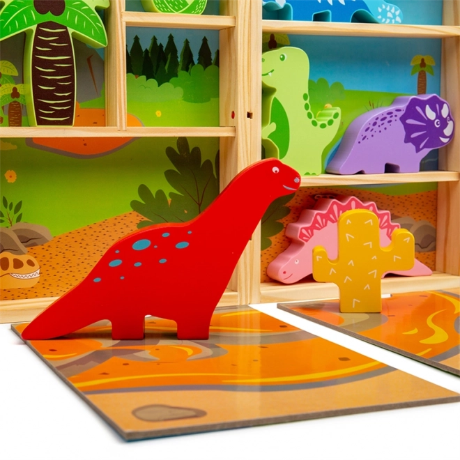 Dinosaur Play Box by Bigjigs Toys