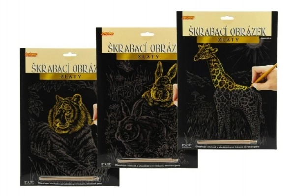 Scratch Art Picture - Tiger Gold Edition by ArtLover