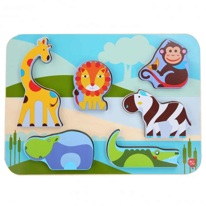 Wooden Animal Safari Puzzle