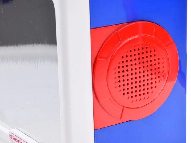 Blue Boombox Speaker with Microphone for Kids