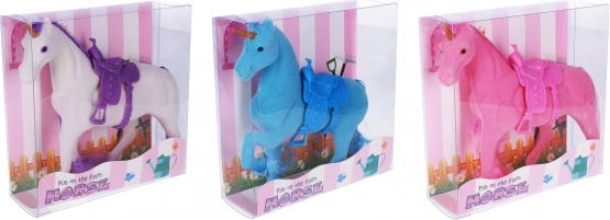 Kolorowy magiczny jednorożec 16 cm