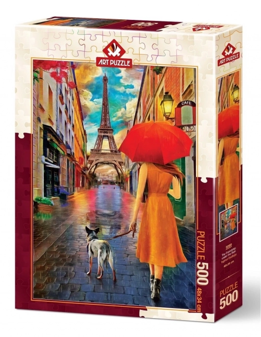 Friendship in the Rain 500 Piece Puzzle