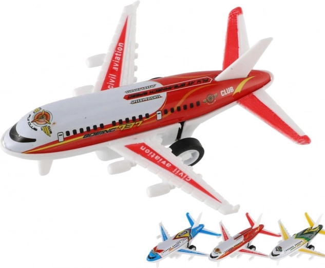 Pull-Back Personal Airplane Set – 4 pcs