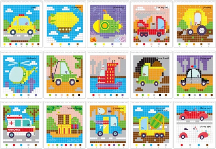 Kreatywne obrazki pikselowe