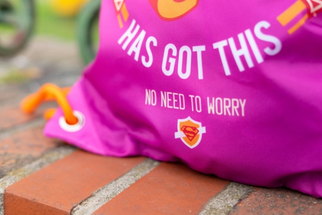 Supergirl Stay Calm Shoe Bag