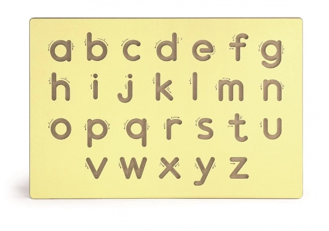 interchangeable lowercase letters panel