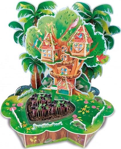 2-in-1: build a treehouse and grow your own garden