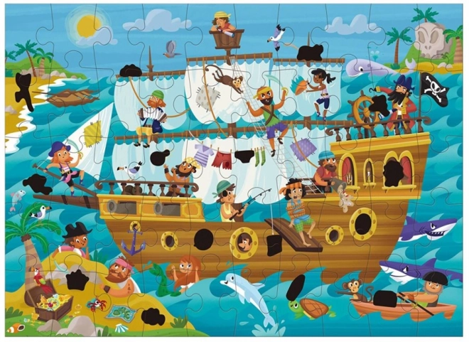 Pirate Ship Magic Puzzle for Kids