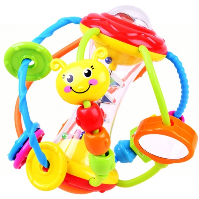 Colorful Educational Rattle Ball Spiral