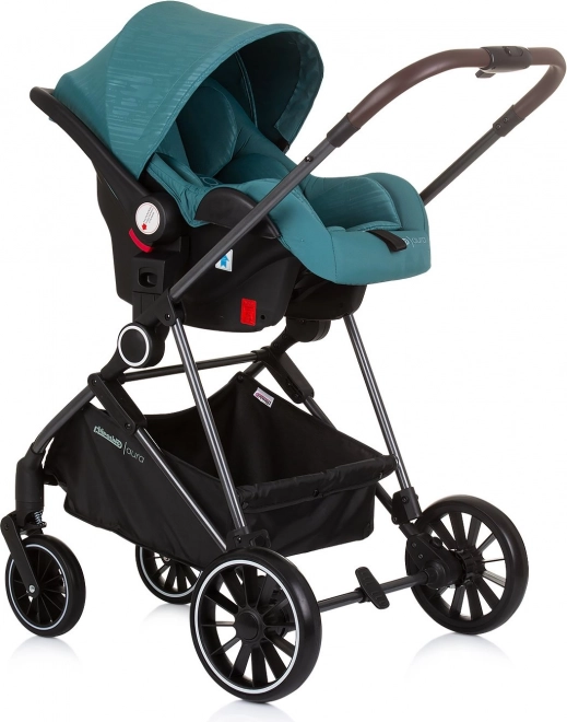 Chipolino Aura 2-in-1 Stroller Teal