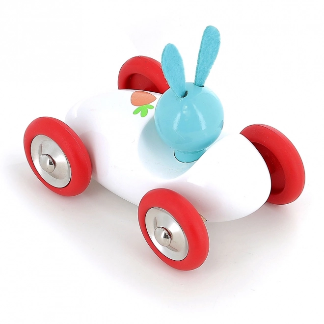 Wooden Race Car Rabbit Raoul by Vilac