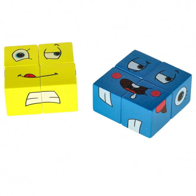 Educational Challenge Game: Emotion Learning Wooden Blocks