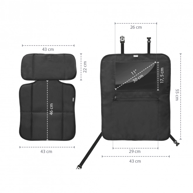 Seat Protector with Tablet Pocket