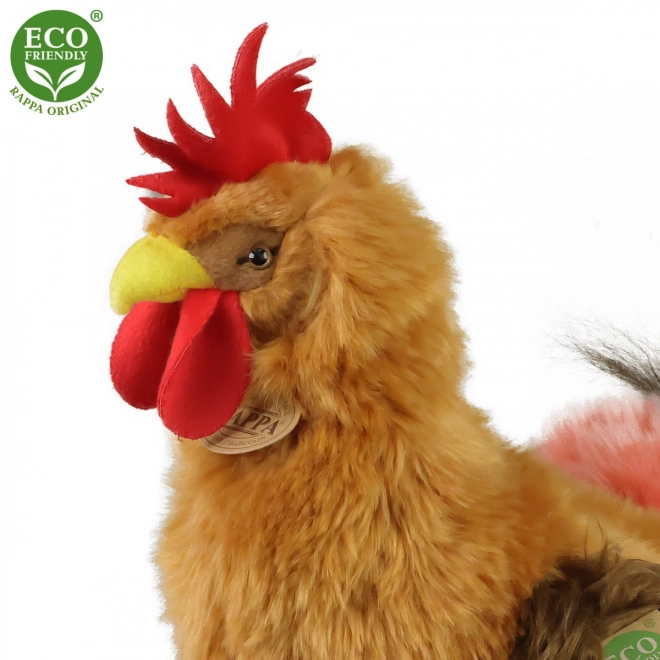 Plush Standing Rooster 33 cm Eco-Friendly