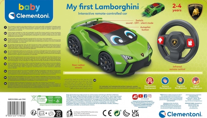 My First Remote Control Lamborghini by Baby Clementoni