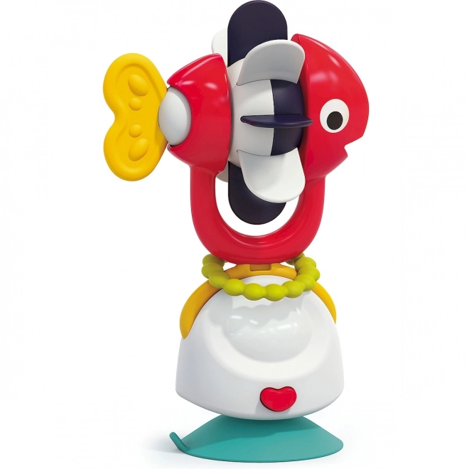 Rattle Toy with Suction Fish Design