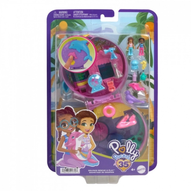 Polly Pocket Dolphin Aquarium Compact Set