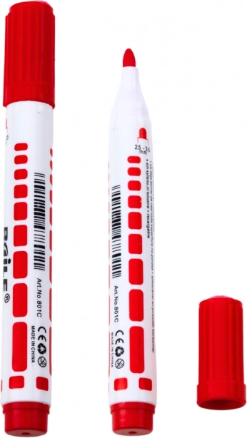Red Whiteboard Markers, 12 pcs