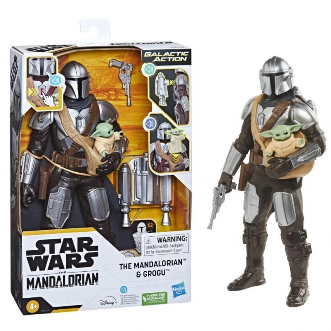 Star wars the mandalorian galactic action mando and grogu