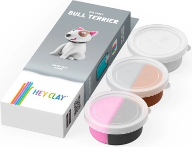 Hey Clay modellező anyag Bullterrier