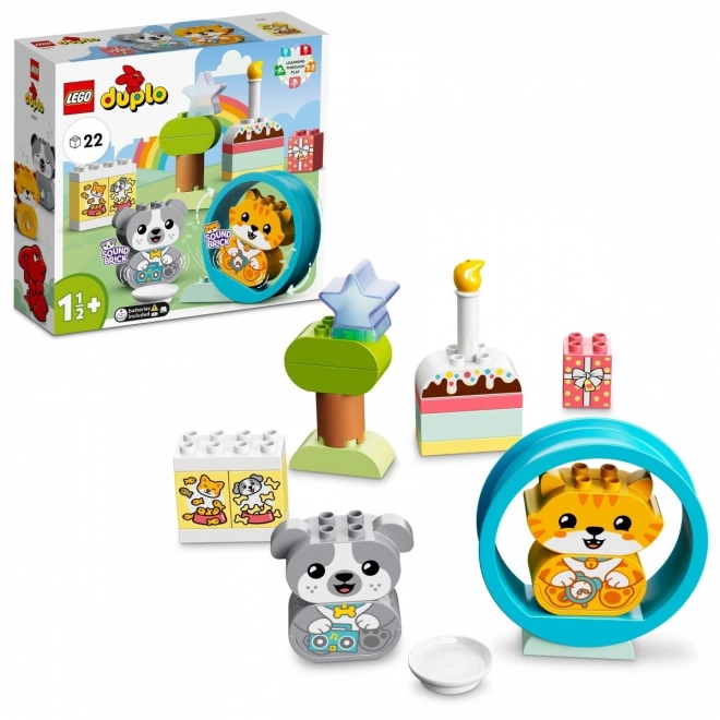 LEGO DUPLO Môj prvý psík a mačička so zvukmi