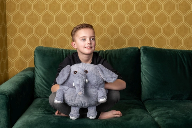 Warm Elephant Plush Pillow 3 in 1