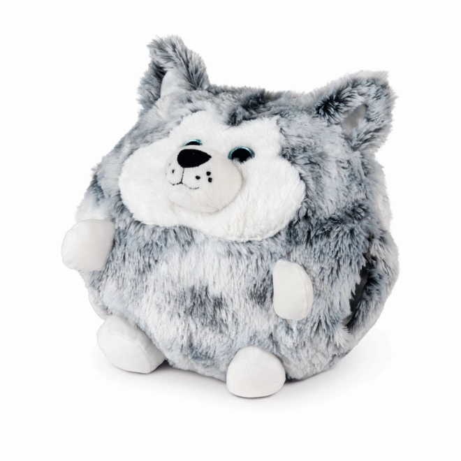 Cozy Noxxiez Husky Heated Plush Pillow 3-in-1