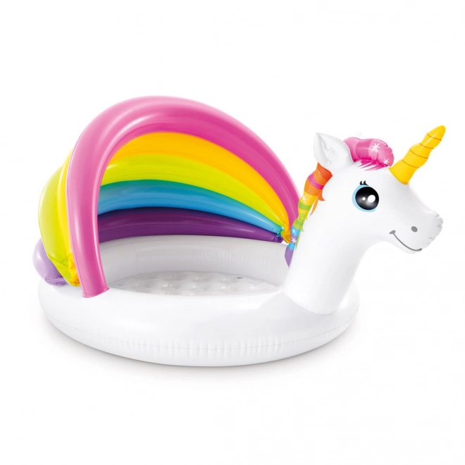 Inflatable Unicorn Pool with Roof