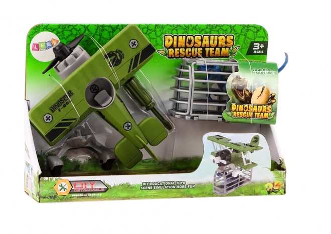 Dinosaur Transport Airplane Set