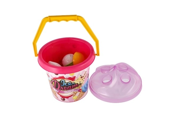 Sand Play Set with Bucket and Ice Cream Molds