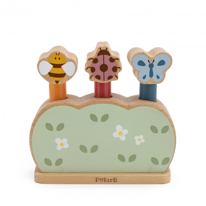 Gioco a molla in legno Animali da Giardino