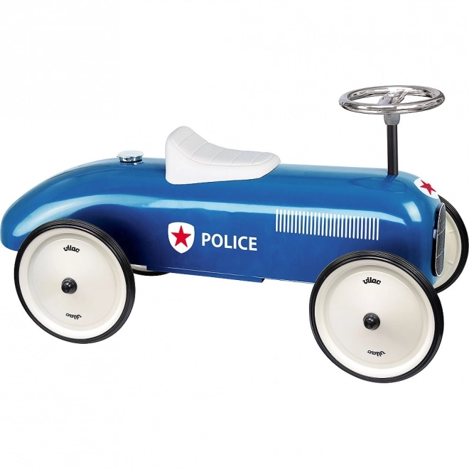 Vilac vintage metal police ride-on car