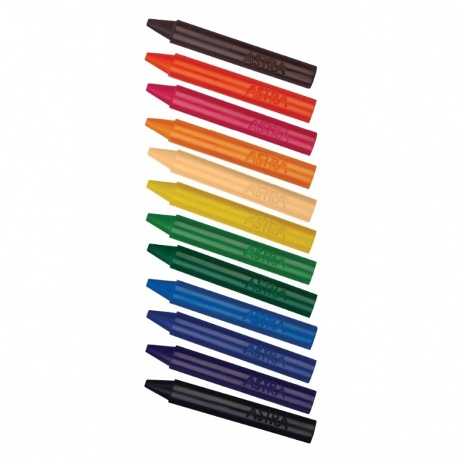 Astra Super Jumbo Wax Crayons Set of 12