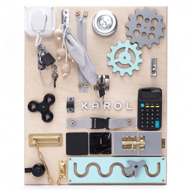 Activity board with socket