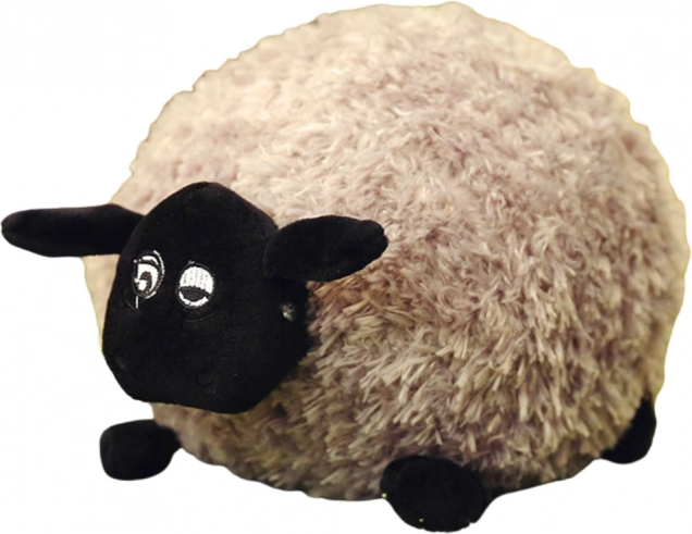 Plush Toy Light Brown Sheep with Curly Wool 20cm