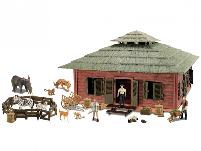 Set Costruzione Fattoria con Animali Fai da Te