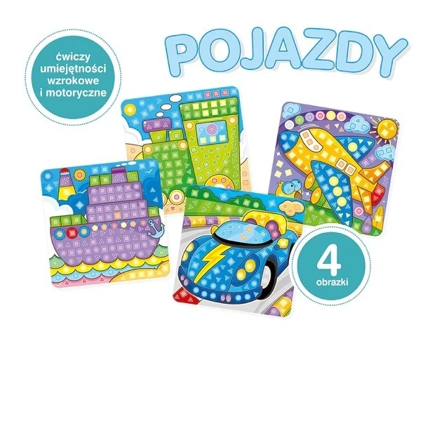 Creative Foam Mosaic Kids Puzzles - Vehicles