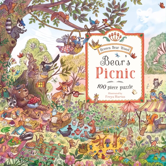 Bear Picnic Jigsaw Puzzle by Galison