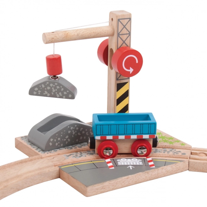 Bigjigs Rail Gravel Crane