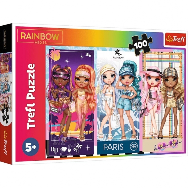 Rainbow High Dolls Puzzle 100 Pieces